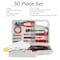 Stalwart Roadside Emergency Car Kit - 30-Piece Road Trip Essentials Tool Set by Gray/Red 75-13503 - alternate 5